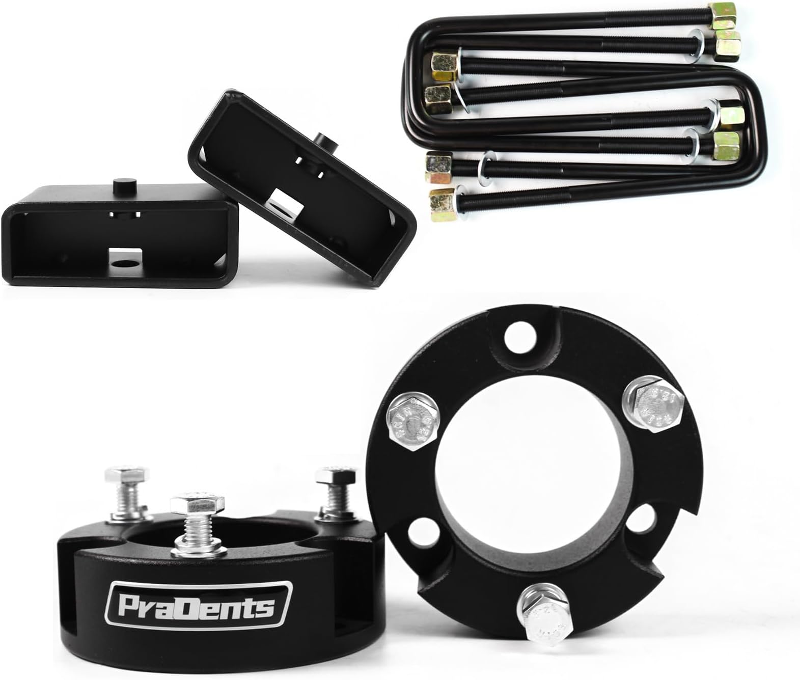 3" Front and 2" Rear Leveling Lift Kit for 2007-2017 Toyota Tundra, 3 Inch Front and 2 Inch Rear Strut Spacer Suspension Lift Kits Lift Spacers