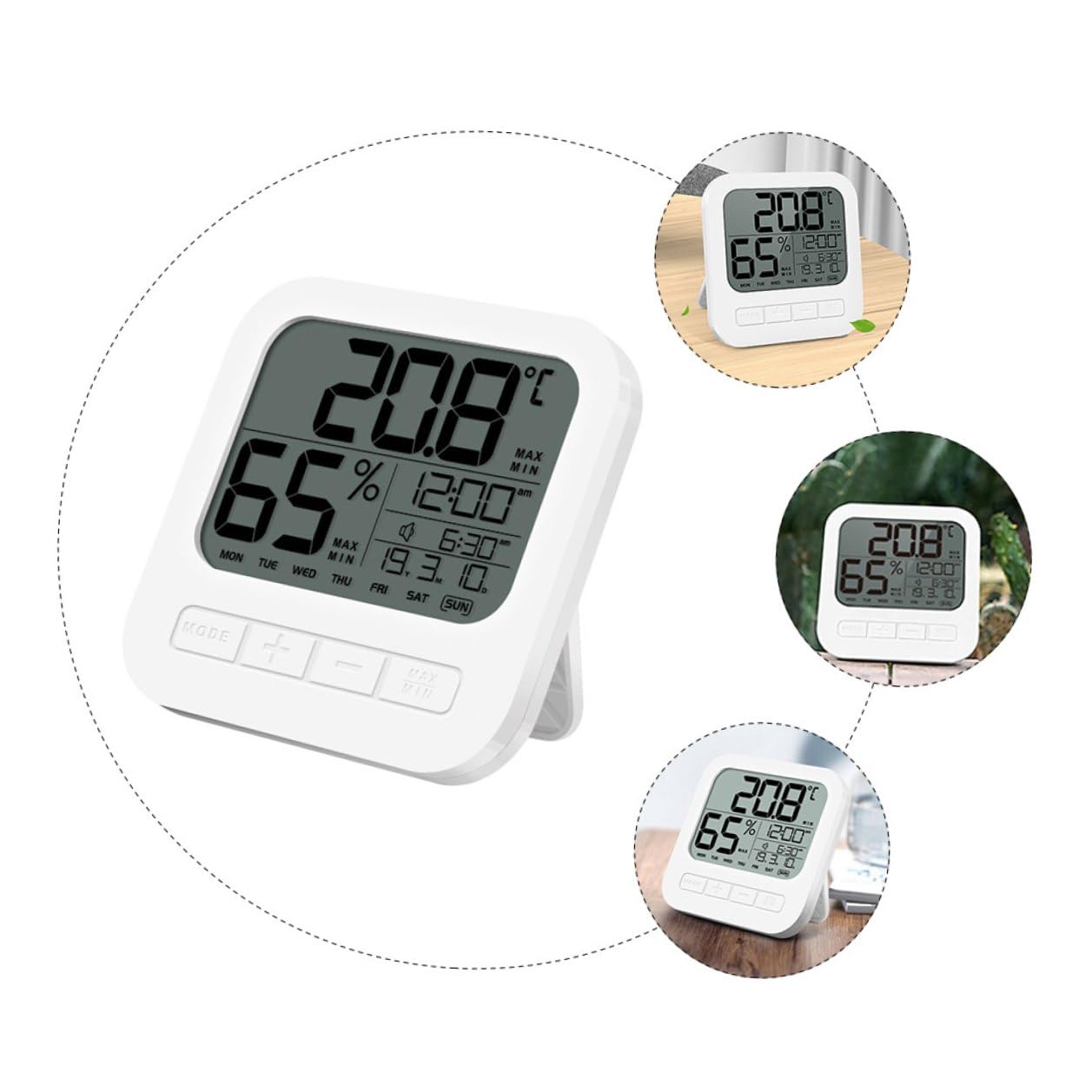 DOITOOL Hygro - Indicatore elettronico per casa, casa, ufficio, alta precisione, umidità per il monitoraggio del clima