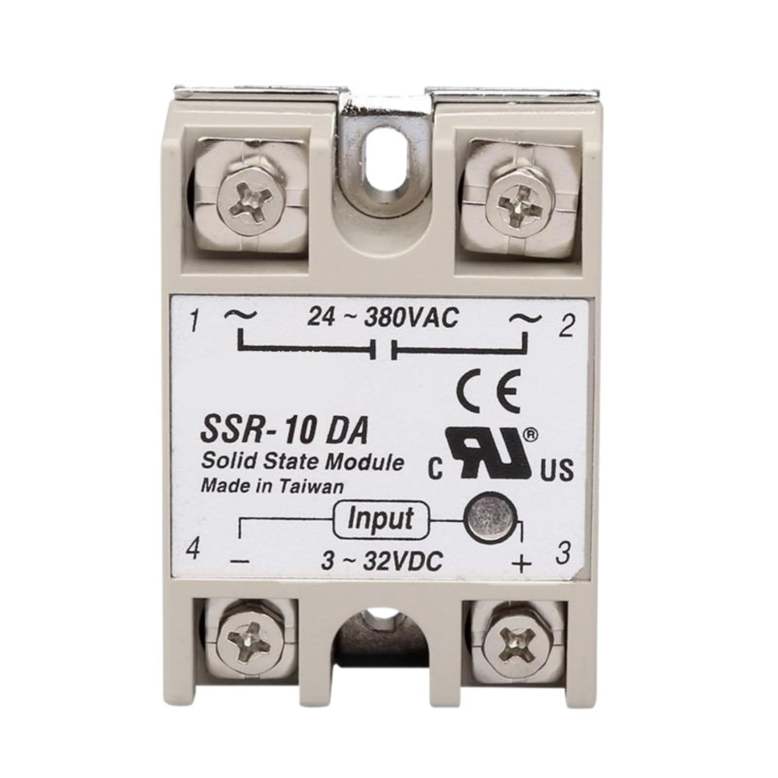 Relais statique SSR-25DA DC AC commutateur électronique 3-32V 24-380V 25A