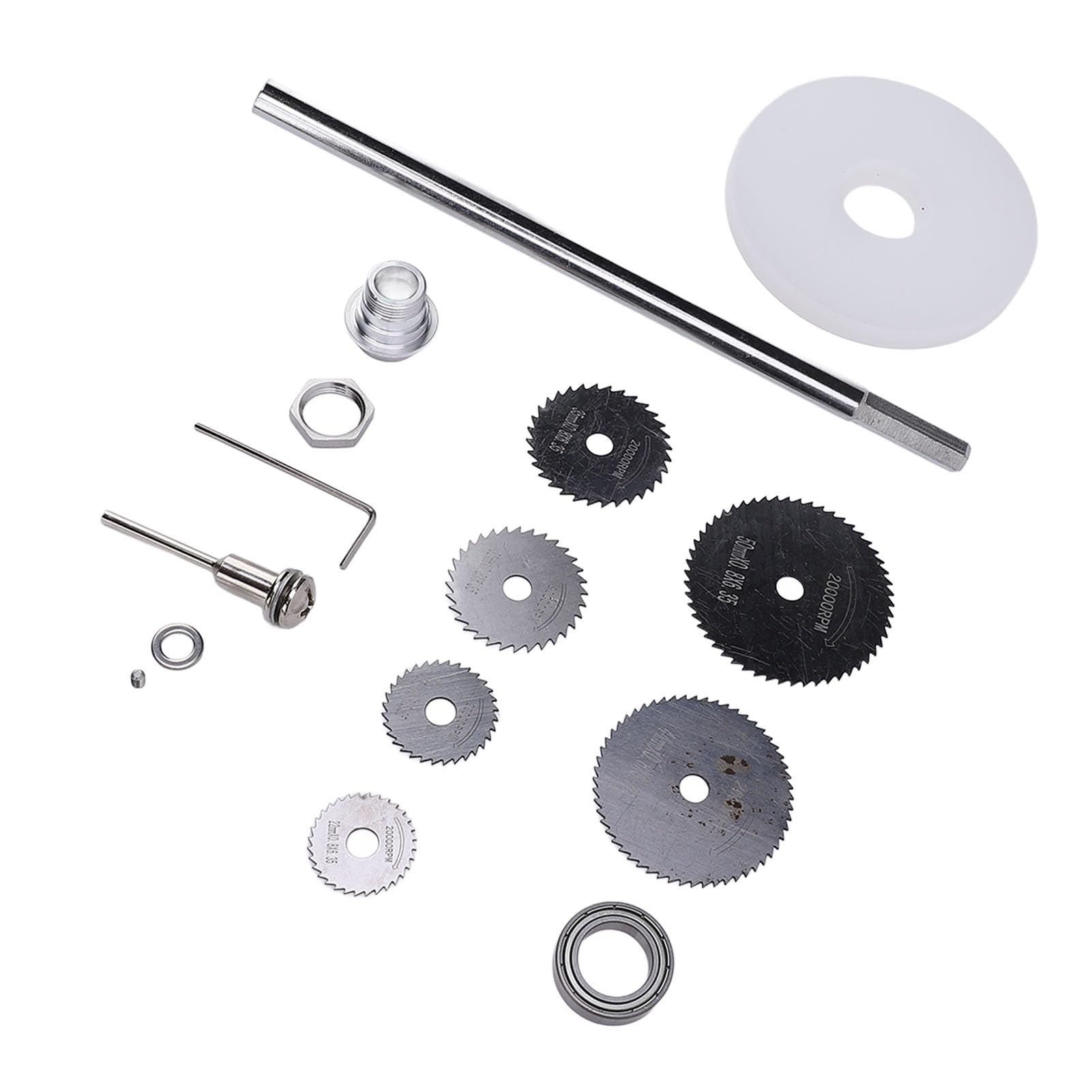 TYTOGE Inside Pipe Cutter for PVC Pipe HHS Plumbing Internal Pipe Cutter with Scale Adjustable Depth Gauge Saw Blades and Hex Shank for PVC Plastic (20cm/7.9in)