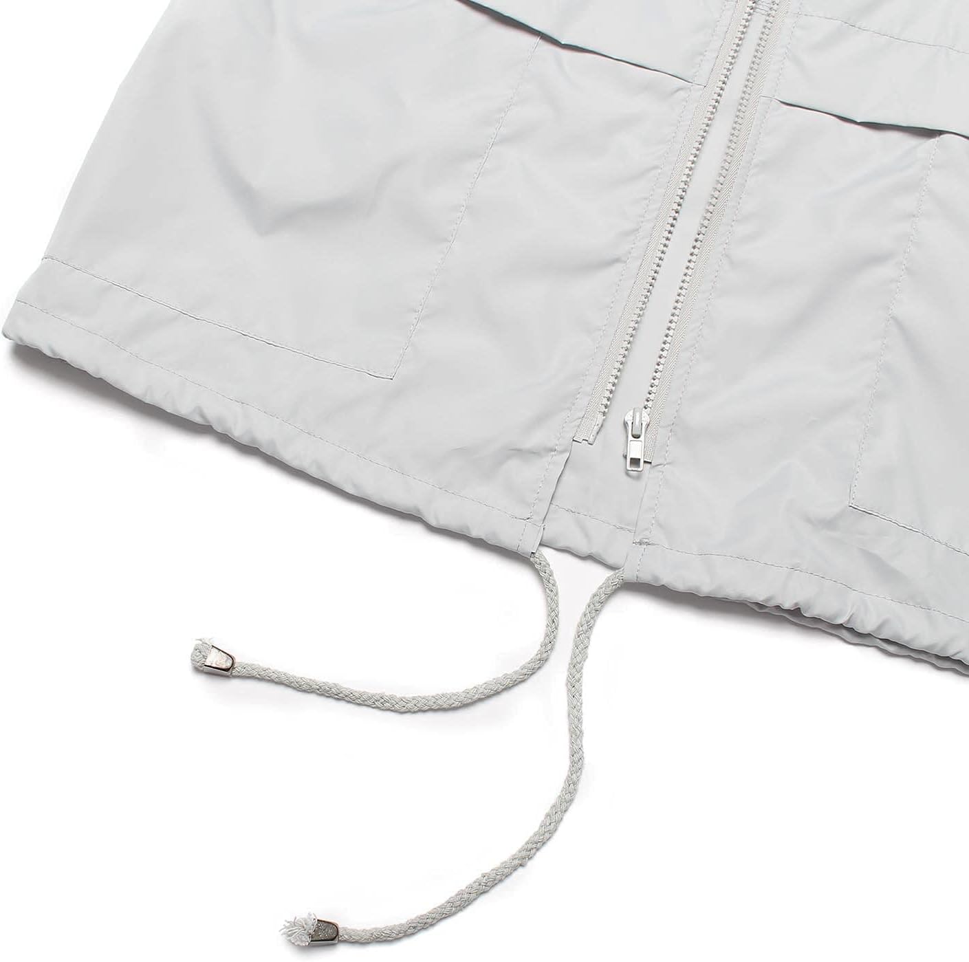 PESION Women's Waterproof Raincoat Lightweight Rain Jacket Hooded Windbreaker with Pocket for Outdoor - Image 8