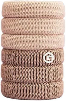 GIMME Bands Thick Fit Hair Ties | No Break Microfiber Thick Hair Elastics | A Firm Yet Gentle All Day Hold with No Snagging, Dents, or Breakage | Blondie