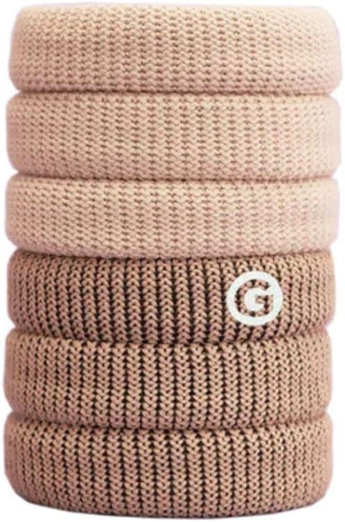 GIMME Bands Thick Fit Hair Ties | No Break Microfiber Thick Hair Elastics | A Firm Yet Gentle All Day Hold with No Snagging, Dents, or Breakage | Blondie