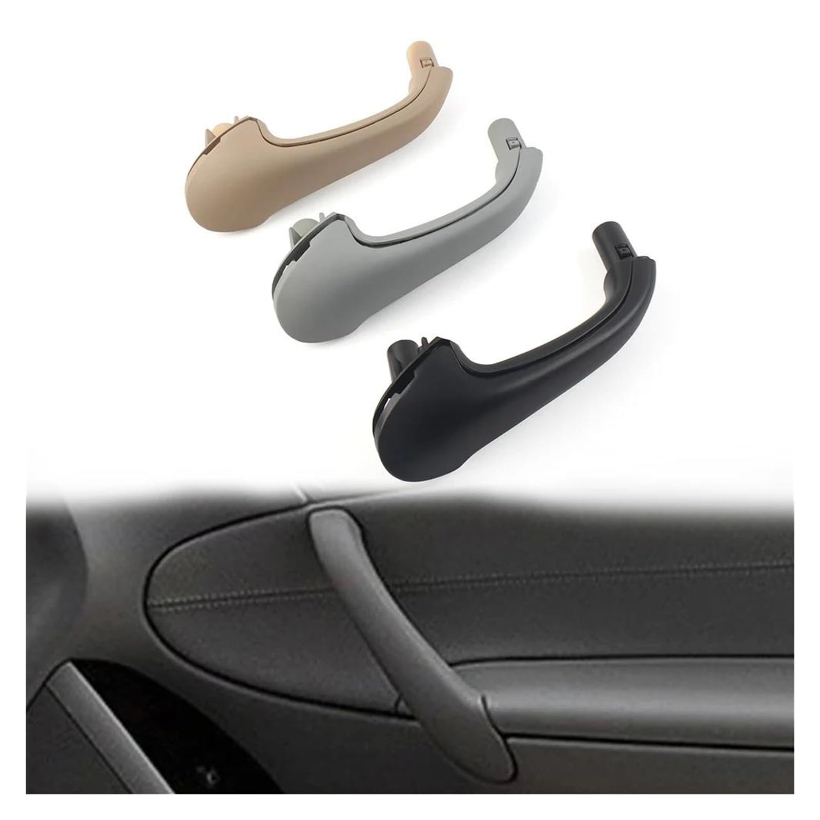 Maniglia Portiera Interna Anteriore Destra In ABS Nero Per Mercedes Classe C W203 (2003-2007) - 2038101651