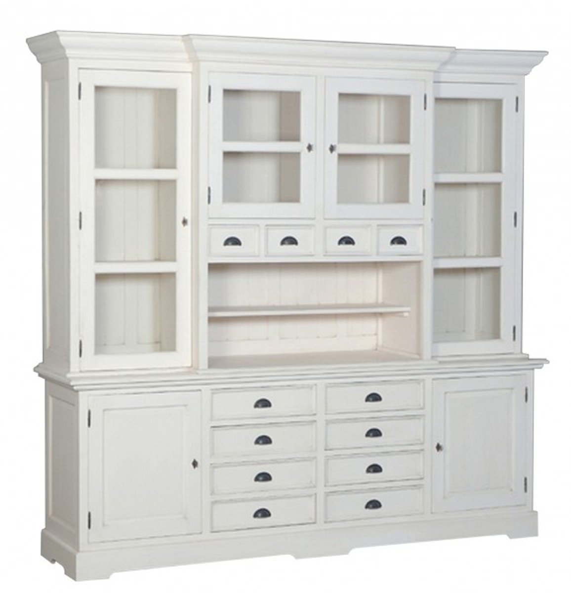 Casa Padrino Landhausstil Esszimmerschrank - Massivholz Schrank