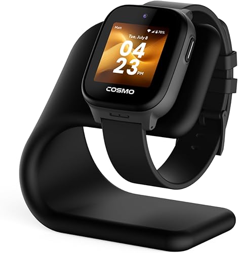 JrTrack LaunchPad Soporte de carga magnético  Cargador de reloj inteligente para niños  Carga rápida, fuerte conexión magnética  Compañero de mesita