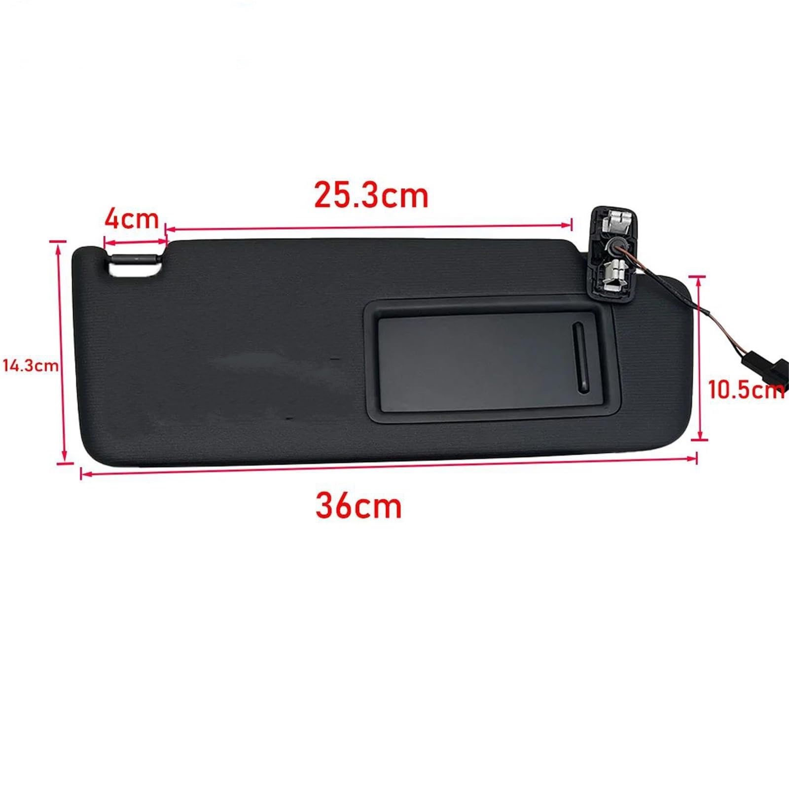 Auto Front Sonnenblende Panel Mit Make-Up Spiegel Für Golf 7 Für Passat B8 CC Für Jetta MK7 5GG857551 5GG857552 Fahranpassung(Left)