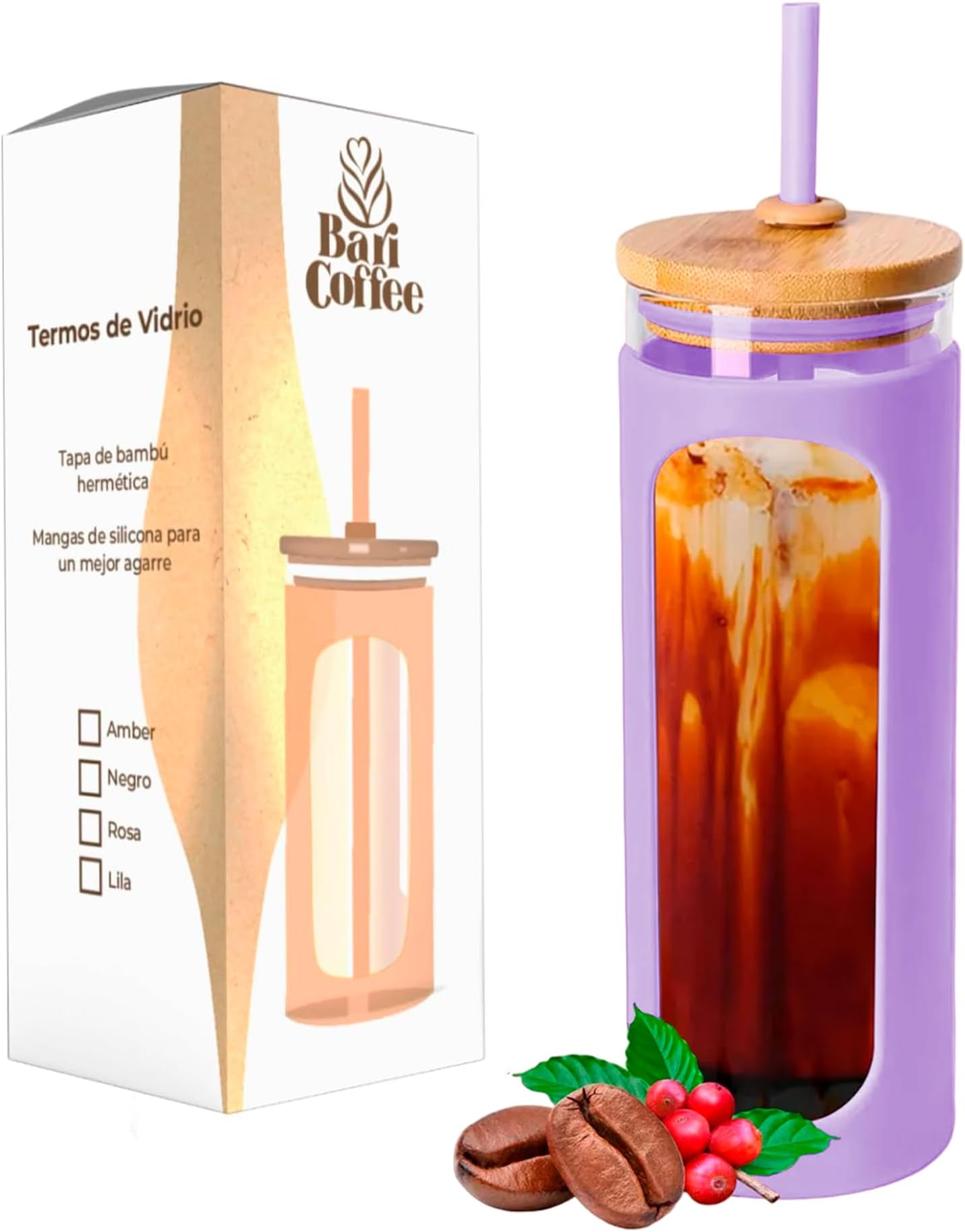 Taza Reutilizable Para Bubble Tea - 24 Onzas, A Prueba De Fugas, Ideal Para Té Con Burbujas