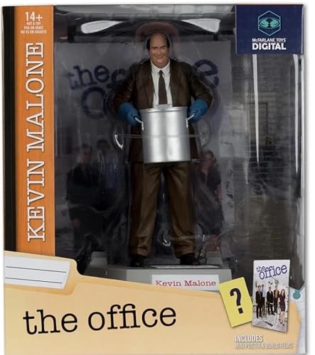 Kevin Malone (Movie Maniacs: The Office) 6" Posed Figure with McFarlane Toys Digital Collectible