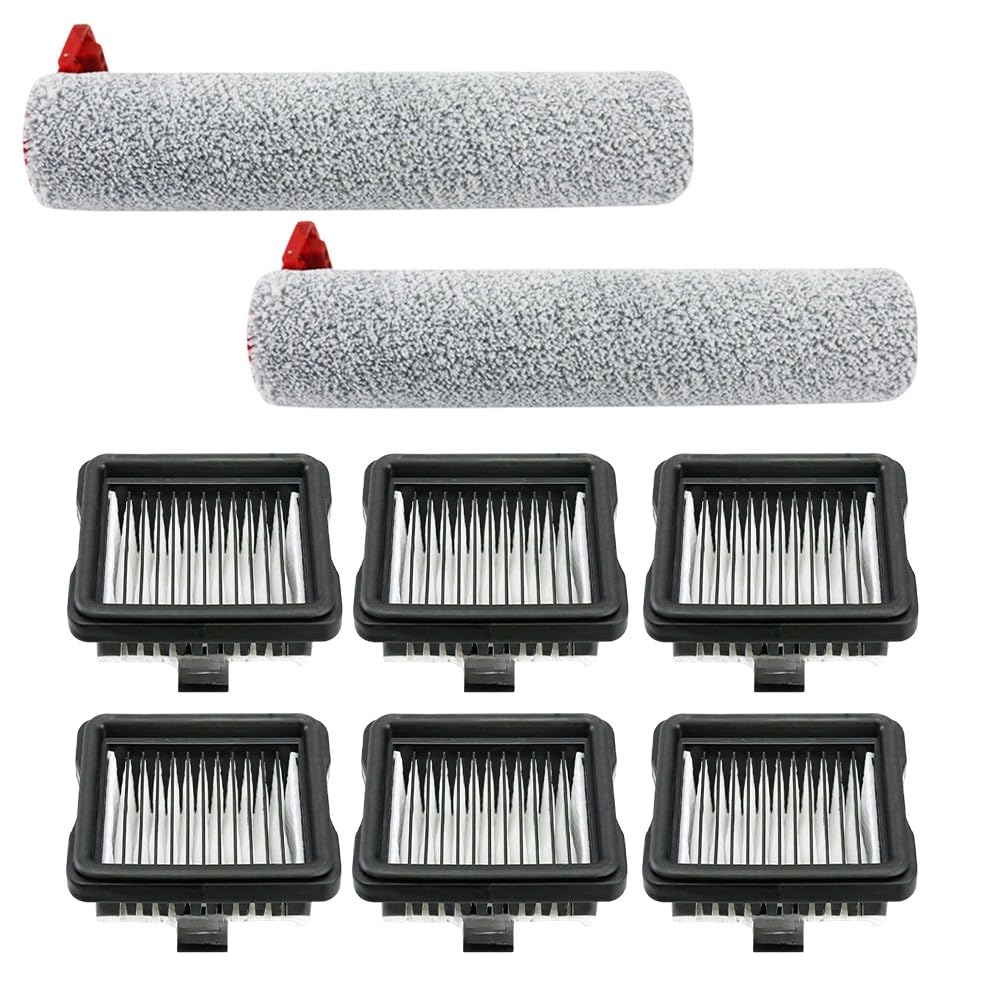 Filtres HEPA Midea S60 et rouleaux microfibre pour lavage efficace