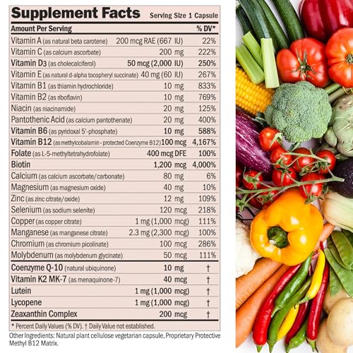 Image of ANDREW LESSMAN ProCaps Essential-1 NuOnce Max Multivitamin 2000 IU, 60 Ct