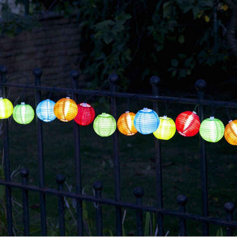 Smart Garden Products 1060050 Solar Strings 10 Chinese Lanterns