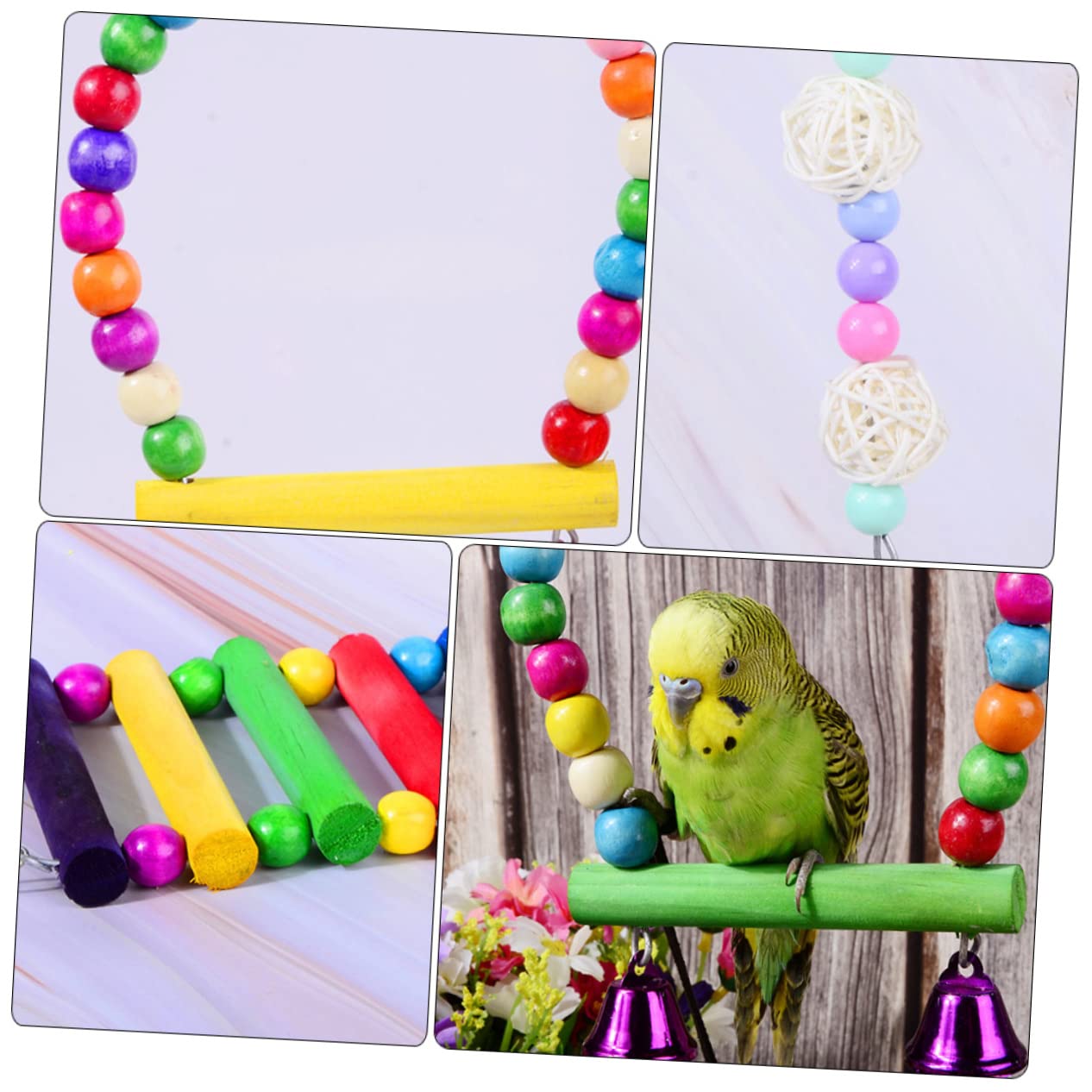 FOMIYES Jouet À Mâcher pour Perroquet 5 Pièces pour Oiseaux Chics pour Calopsittes par Safe Nervousness