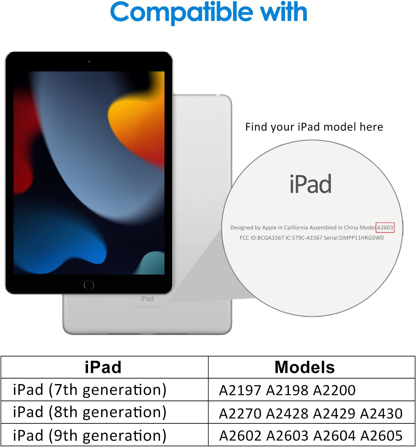 One Touch Install Screen Protector for iPad 10.2-Inch, Tempered