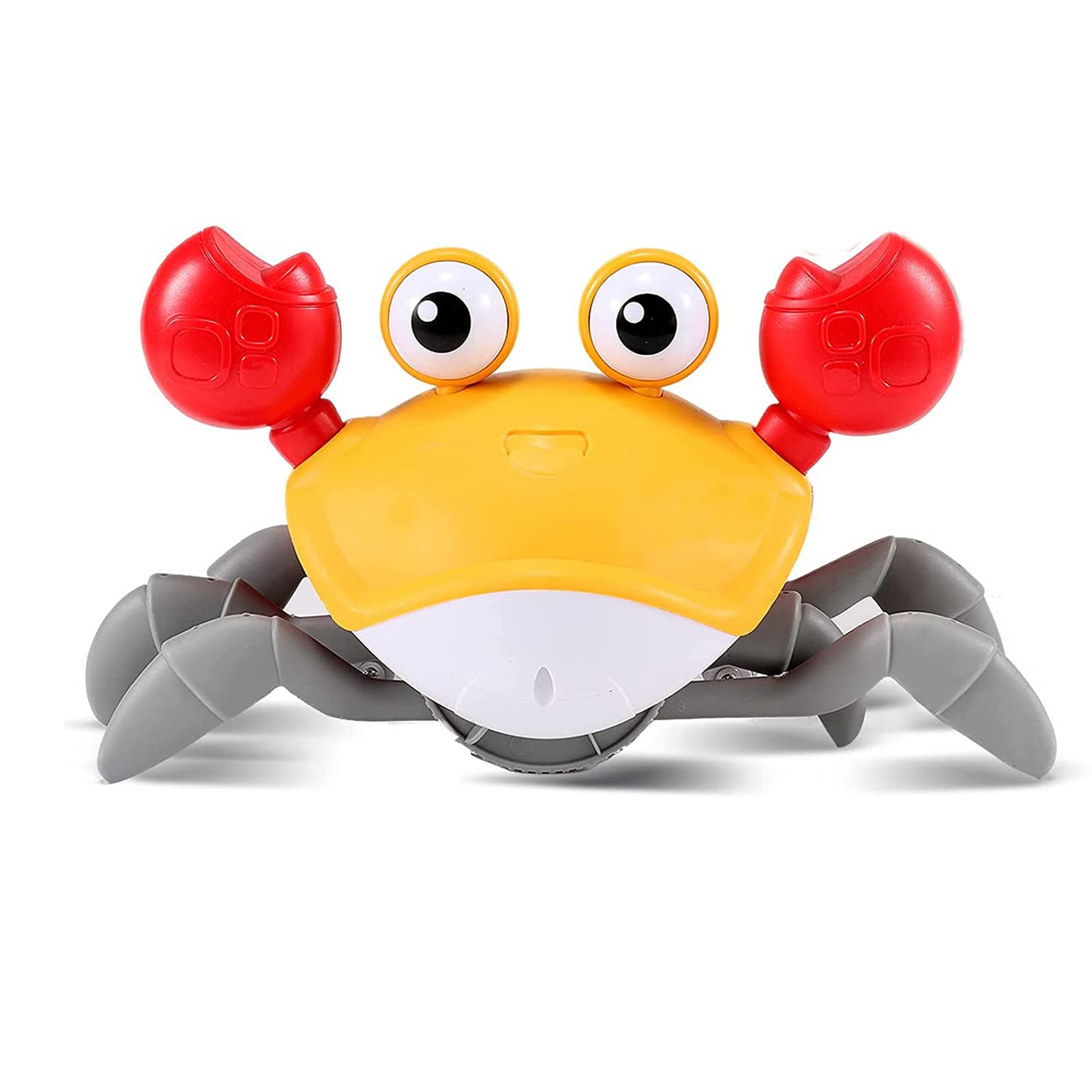 Amazon.co.jp: 歌うカニ おもちゃ センサー カニ LEDライト 動く