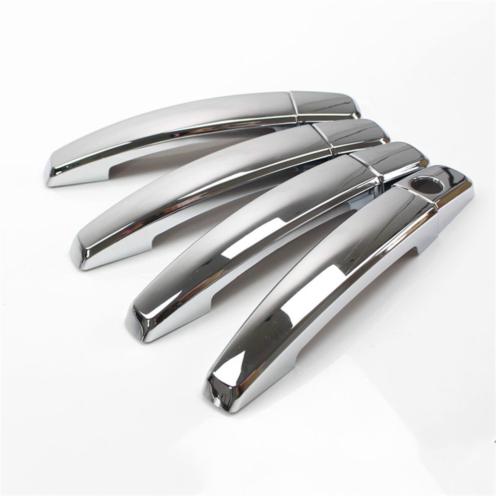 UJNHEQ Chrome Car Exterior Door Handle Covers Stickers Trim for Citroen C3 Mk1 2002 2003 2004 2005 2006 2007 2008 2009(4 Door)