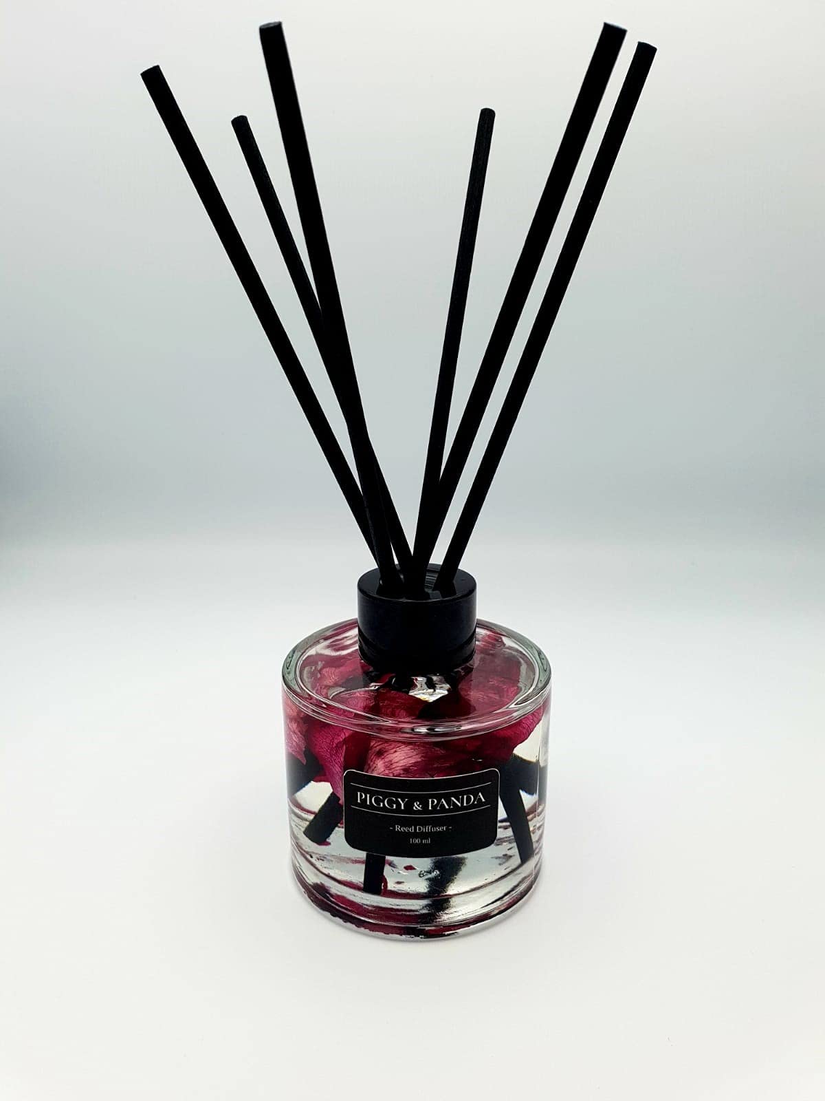 Rose Luxury Reed Diffuser | Highly Scented | Cruelty & Vegan Free (Reed Diffuser 100ml) (Real Dried Flowers)