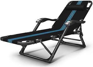 Cadeira de mesa de escritório Cadeiras reclináveis de pátio, cadeira de gravidade zero Cadeiras de pátio de verão reclináveis cama de solteiro adulto doméstico escritório cochilo artefato cadeira