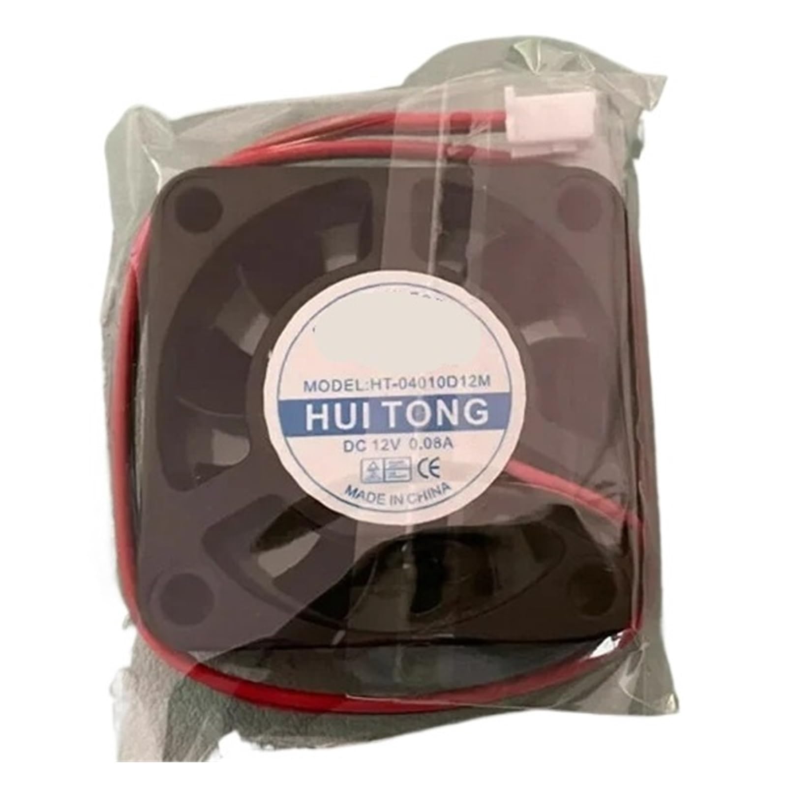 YMUGUEGH HT-04010D12M 12V 0.08A 4CM 2-wire Cooling Fan