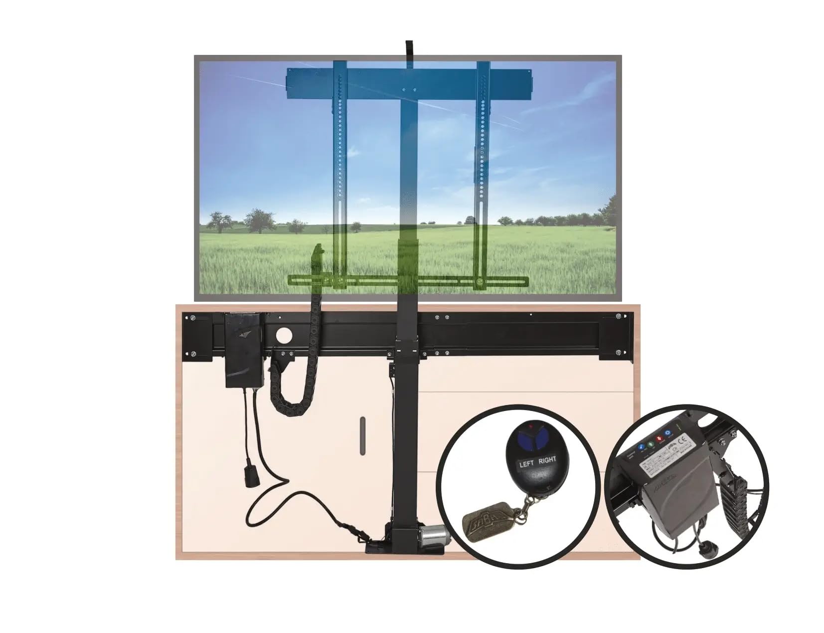 TV Lift K1 Premium C per Amishione Riscaldamento - Dettaglio
