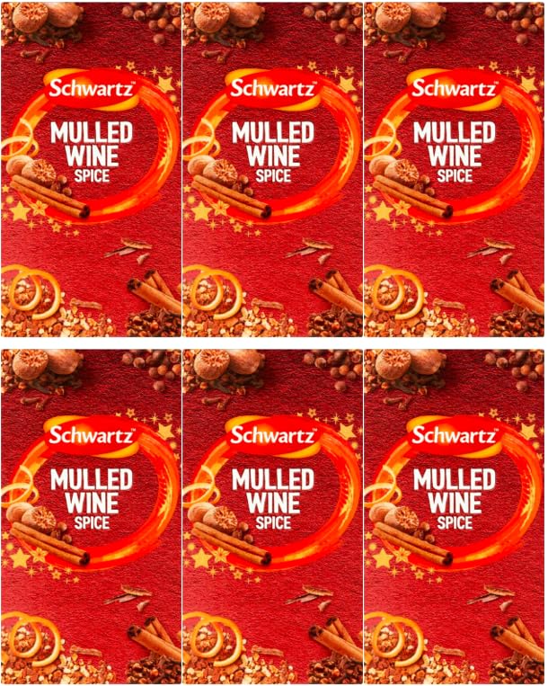 Christmas Mulled Wine Spice (6 Boxes, Total 36 Sachets) (6 PACK)