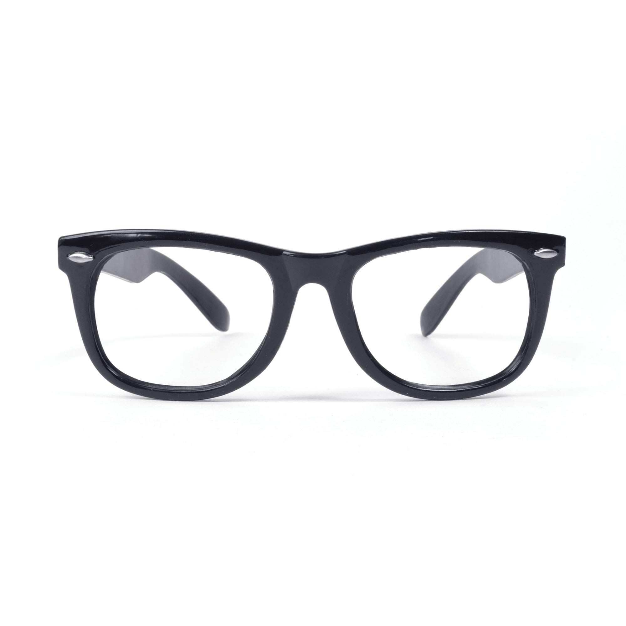 Bristol NoveltyBA182 Black Frame Specs Spectacles, Unisex-Adult, One Size
