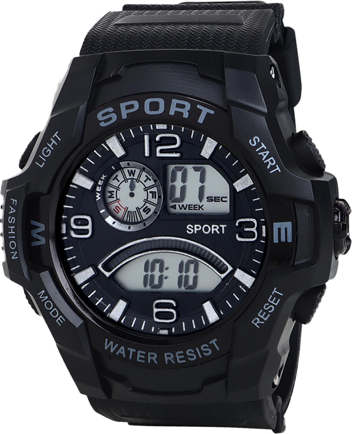 Round Black Dial Sporty Look Branded Durable POP Color Wrist Watch (B0D3DVJZ7X) Amazon Price History, Amazon Price Tracker