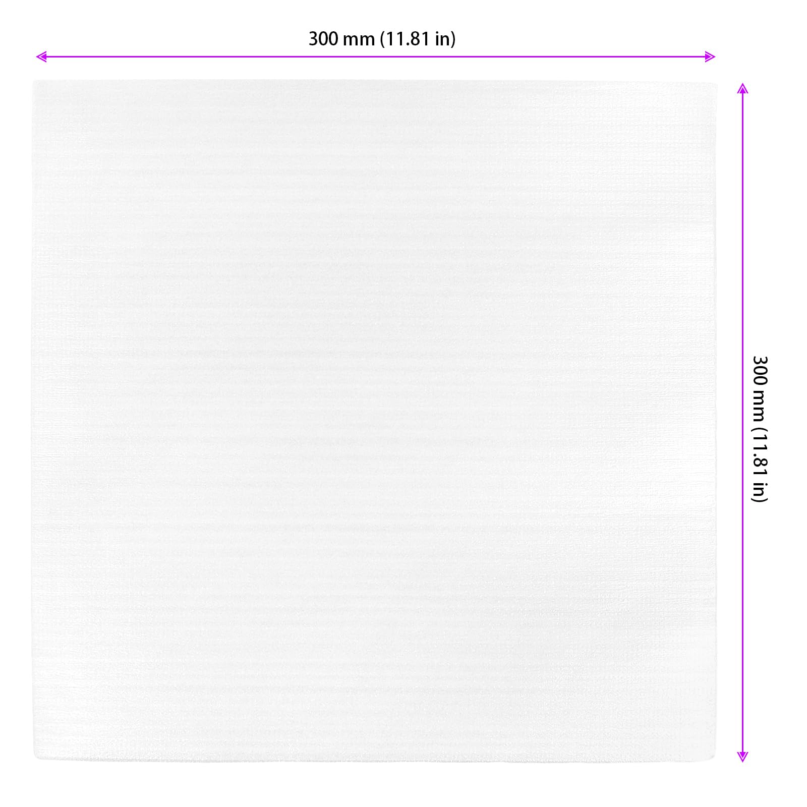 KEILEOHO 150 Stk 30 x 30 cm Verpackungsmaterial Schaumfolie, Schaumstoffverpackungen Schaumstoffbeutel Versand, Schaumstofffolie Verpackung für Verpackungen Umzüge Geschirr, Weiß