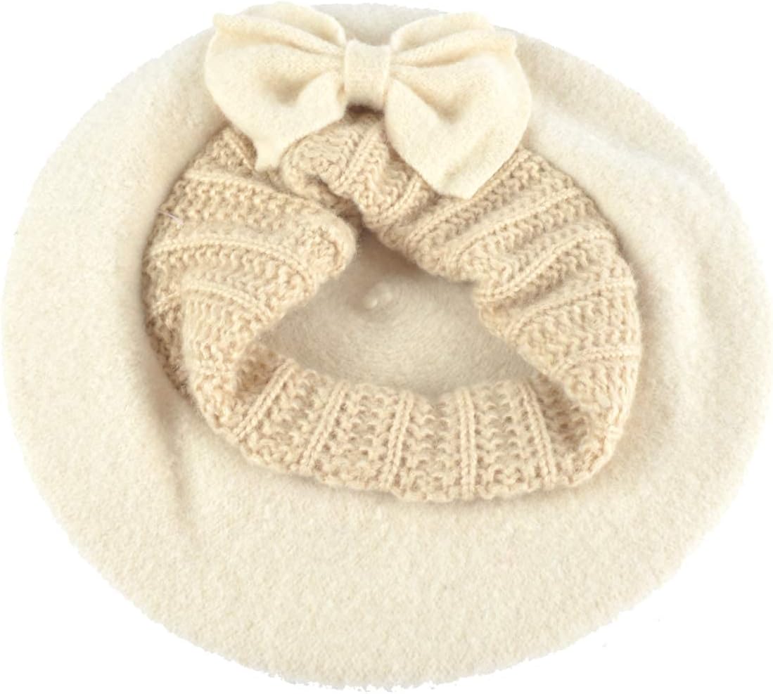 Ruphedy Womens Wool Berets French Beret Beanie Winter Hats Hy022 - Image 4