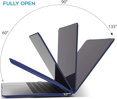 Miniatura 192 de IBENZER - Carcasa rígida para MacBook Air de 13 pulgadas versión 2020, 2019, 2018, A1932, A2179, con funda de teclado para Apple Mac Air 13 Retina