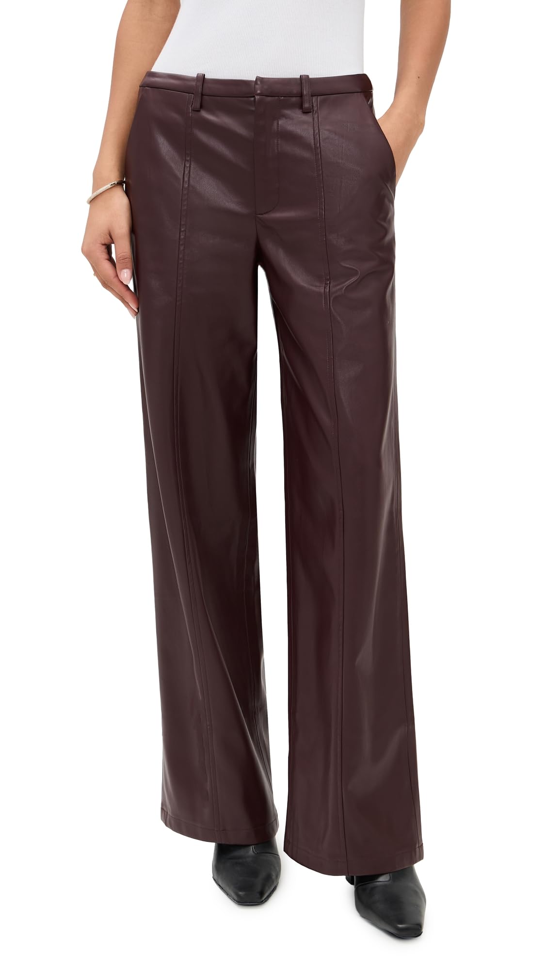 Womens Lowen Faux Leather Pants