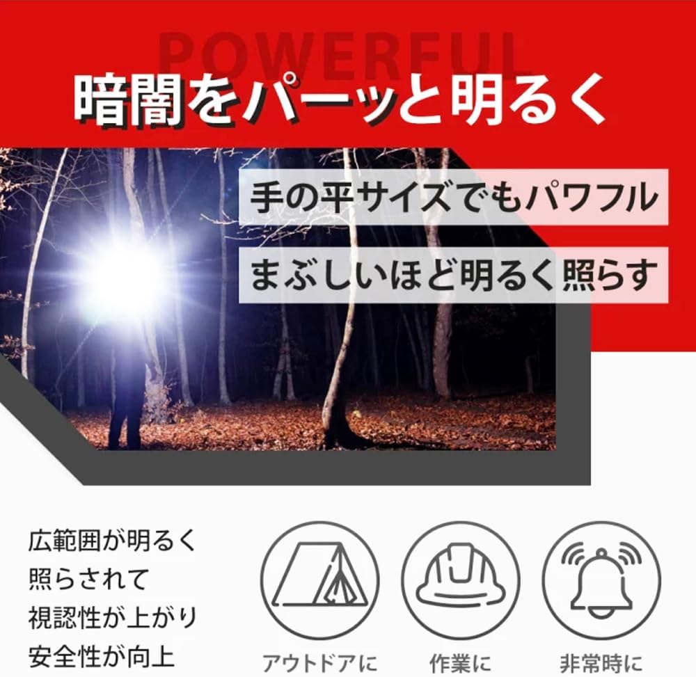 Brennenstuhl PL 200AC Rechargeable LED Handy Light, Small, Magnetic Absorption, Work Light, COB Light, 200 lm, Up to 12 Hours, Back Hanging Clip Included, Outdoor DIY (Japanese Instruction Manual