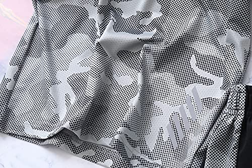 Image of Boys Summer Clothing Sets Kids Outfit Set Camouflage Short Sleeve T-Shirt+ Shorts Sportswear 3-13Years