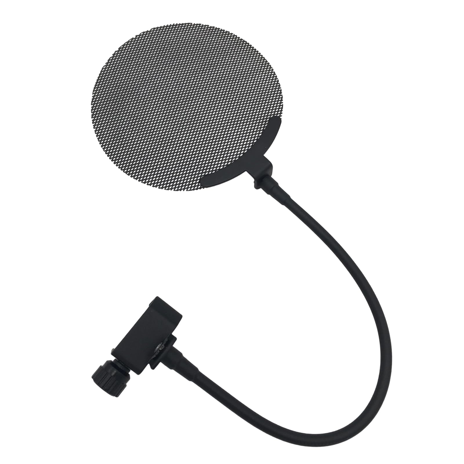 Microfono a rete metallica a doppio strato, filtro anti esplosione microfono per un suono migliore nelle registrazioni, filtro audio pulito