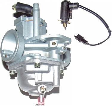 18mm 2 Stroke Carburetor Electric Choke Fits E-Ton Impuls TXL50, TXL90, Lightning 50, Thunder 90, Sierra DXL90, Viper 50, 70, 90R ATVs 49cc Beamer, Matrix 50 Scooter Polaris Alpha Sports