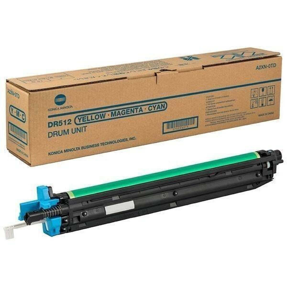 Konica Minolta A2XN0TD 90 000 stron bęben do drukarek laserowych (C224 - C284 - C364-90 000 stron, cyjan, magenta, żółty)