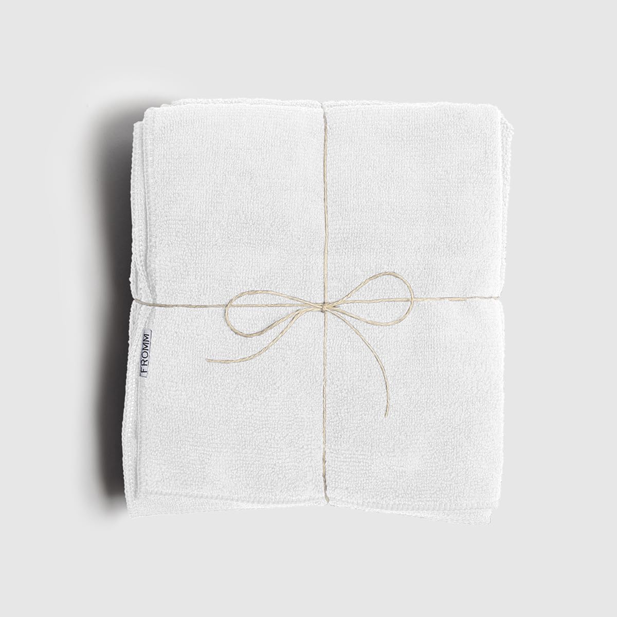 Fromm Softees Microfiber Hair Towels, Absorbent Salon Hair Towels for Hairstylists, Barbers, Spa & Gym, Fast-Drying, Ultra-Soft, Lint-Free, Multi-Purpose Towels, 16" x 29"- 10-Pack - White