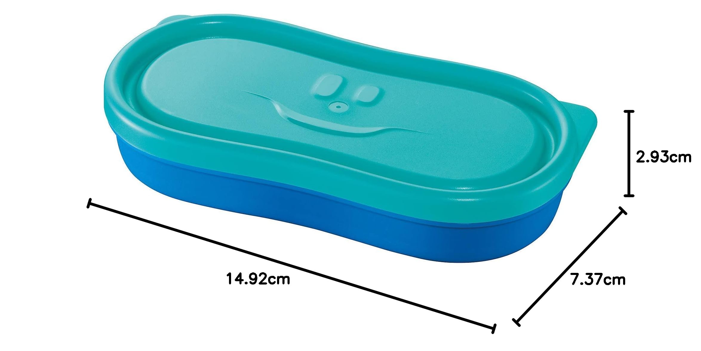 Maped 870903 Concept Kids pudełko na przekąski dla dzieci, 2 x 150 ml, niebieskie, 2 x 150 ml