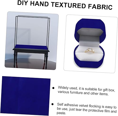 Miniatura 4 de LALAFINA 3 Pcs Adhesive Self-Adhesive Fleece Homemade Supplies Liner Bottom Fabric