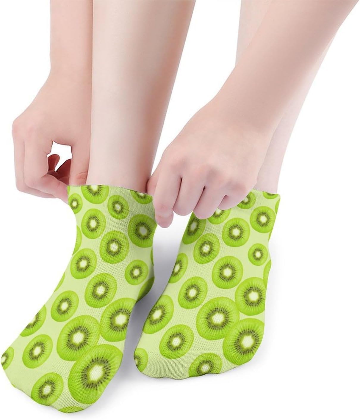 Fresh Kiwi Fruits Ankle Socks for Men Women Low Cut Crew Sock Casual Sports Clothing