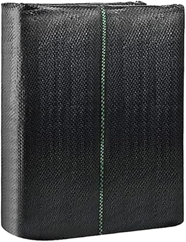 Tela de barrera contra malezas de 3 pies x 100 pies, tipo resistente, 3.2 onzas. El paño de control de malezas inhibe el crecimiento de malezas y es