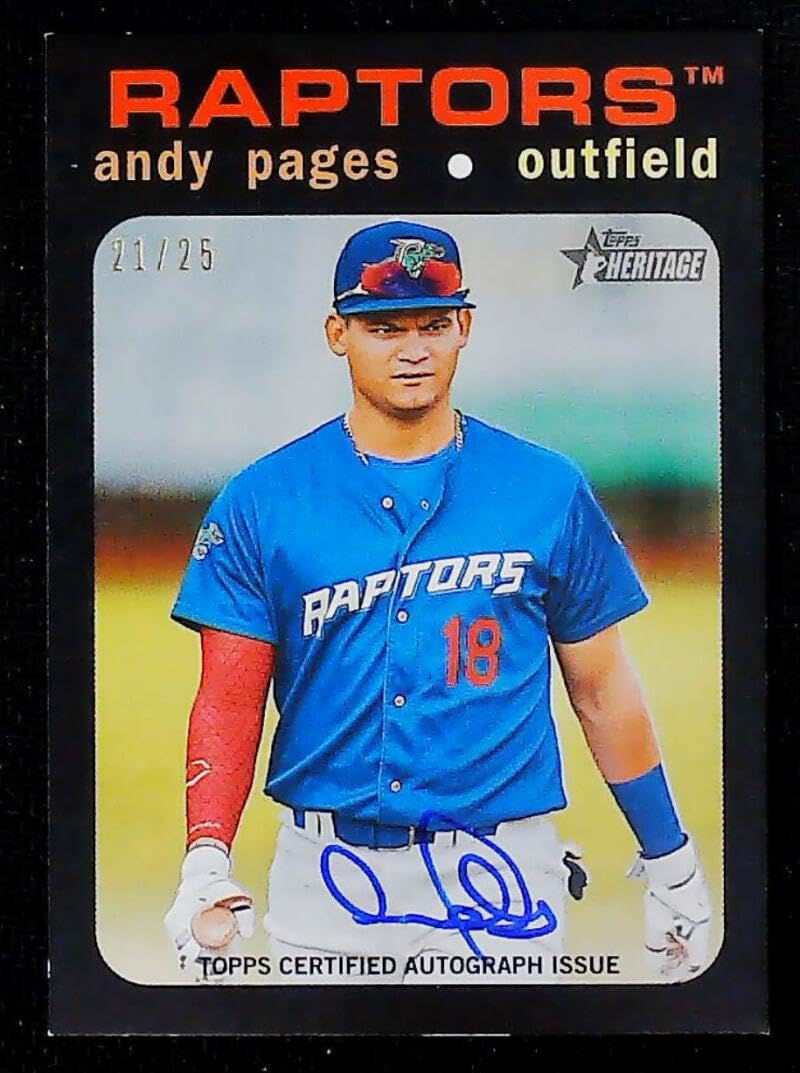 Amazon.com: 2020 Topps Heritage Minors Real One Autograph Image
