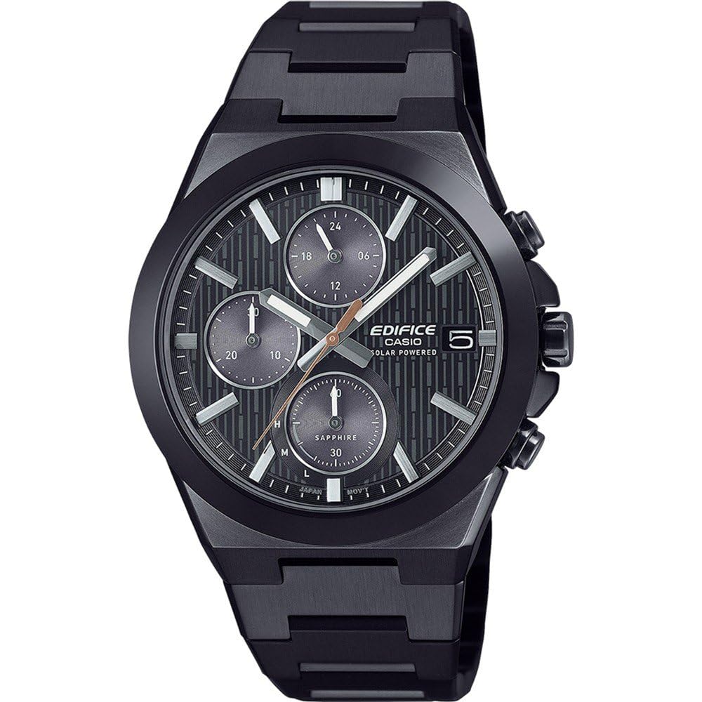 Casio Hombre Negro Reloj De Pulsera De Cuarzo Para Edifice