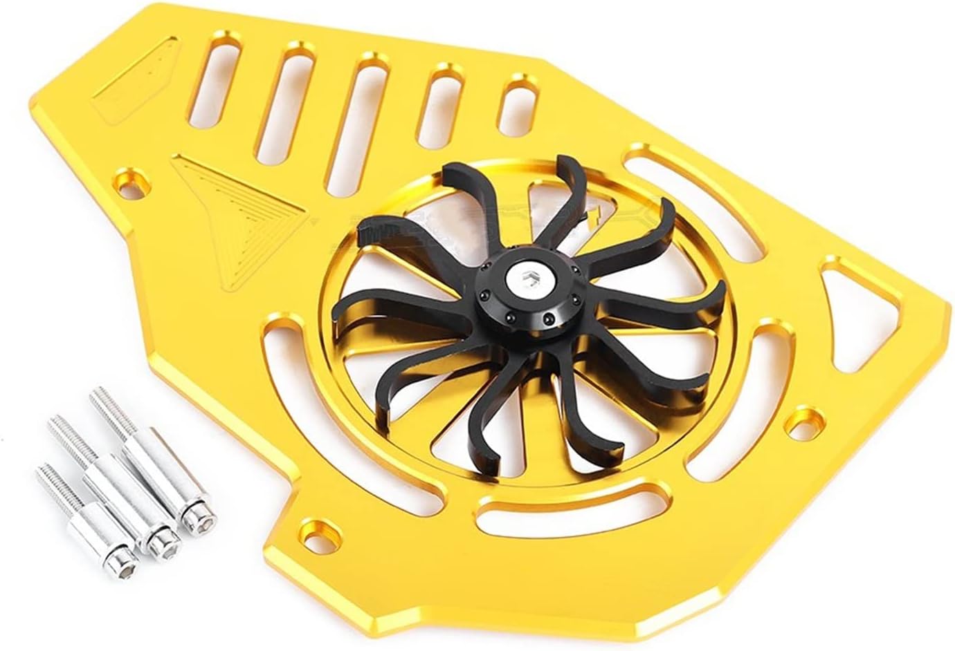 Motocykl CNC Obróć Osłona Wentylatora Osłona Chłodnicy Kratka Płynu Chłodzącego Silnik Netto Dla Honda Dla PCX125 150 Dla CLICK125 150 Dla ADV150 Dla Nmax (Kolor : Złoto)