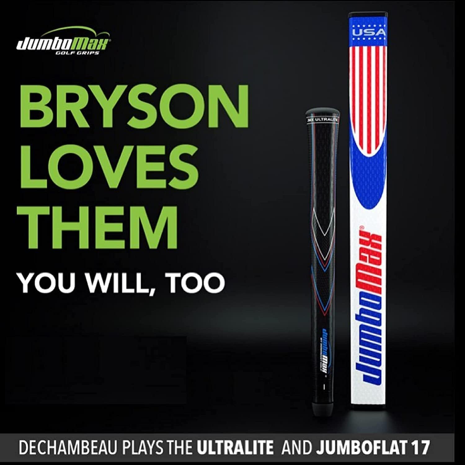 JumboMax JumboFlat 17 Golf Putter Grip…
