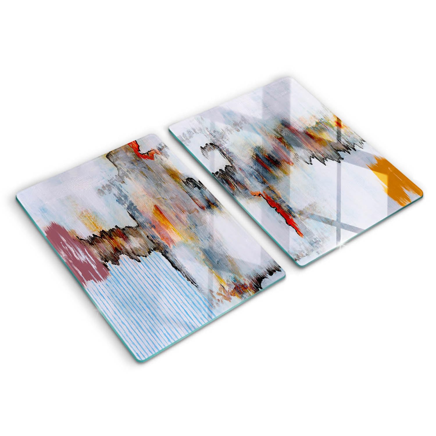 Protection plaque verre induction 2x40x52cm pour l'art de cuisiner