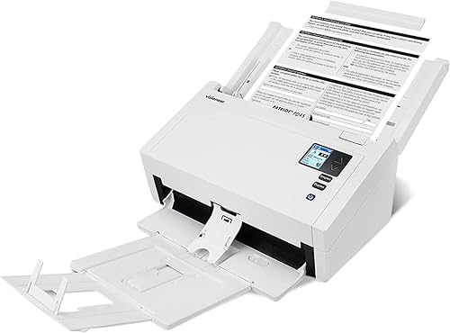 Visioneer Patriot - Escáner PD45, escáner de documentos de oficina dúplex USB para PC, 50 PPM, alimentador automático de documentos de 100 páginas