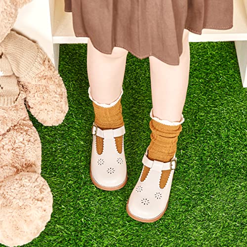 Image of PHIRAMIN Toddler Girl Mary Jane Dress Shoes-Little Girl School Uniform Shoes for Wedding Party