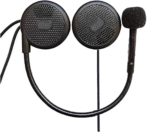 QSPORTPEAK L1M Casco de motocicleta Bluetooth auricular auricular impermeable intercomunicador interfono micrófono incorporado, equipo de