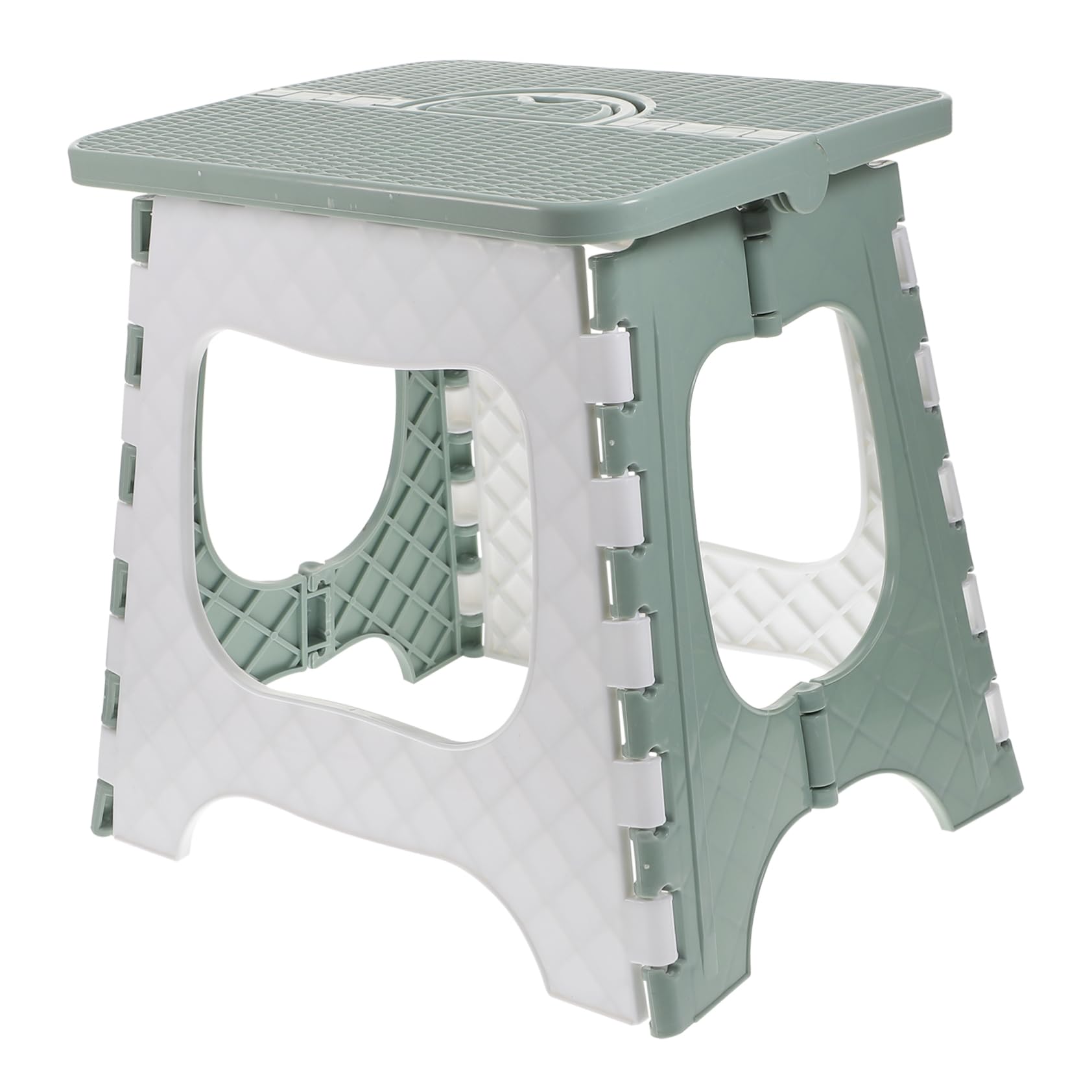 IMIKEYA Chaise Pliante Portable en Plastique Vert 422, Légère et Antidérapante, pour Usage Domestique et Extérieur, Jardin Camping Randonnée, Tabouret Pliant Polyvalent